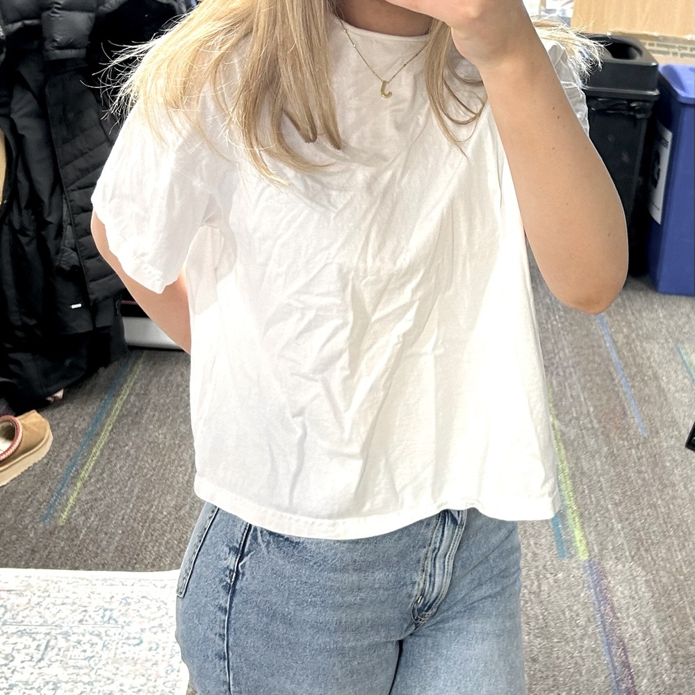 White basic shirt